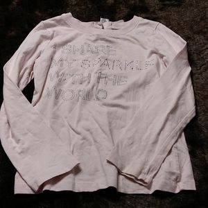Sparkle long sleeve tee
